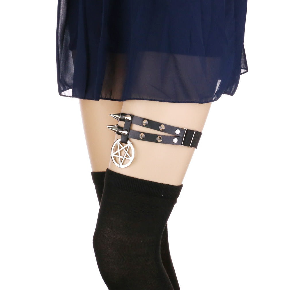 Pentagram Garter Belt