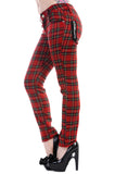 Red Tartan FOREVER YOURS TROUSERS