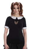 Black DARKNESS CAT TOP