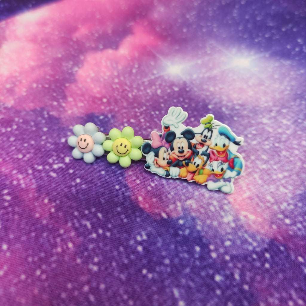 Happy Monday Hair Clips