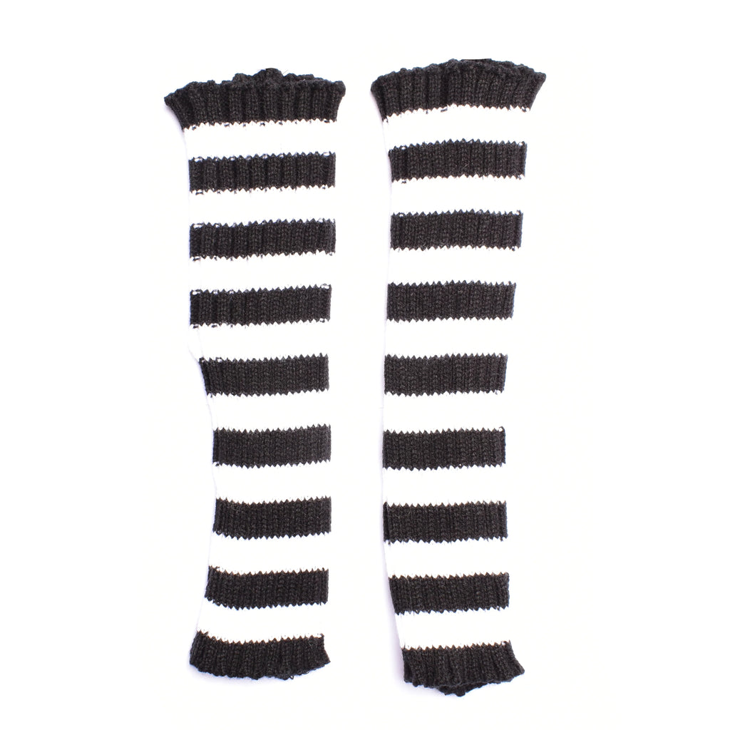 TILLY ARMWARMERS - WHITE STRIPE up