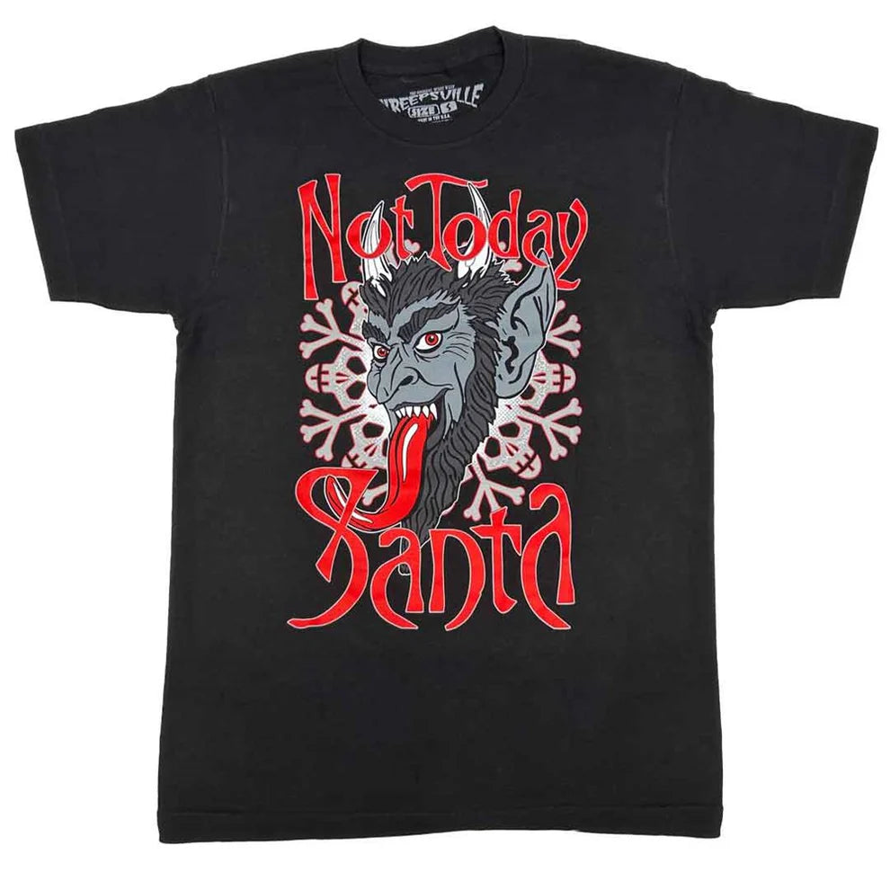 Krampus Not Today Santa T-shirt