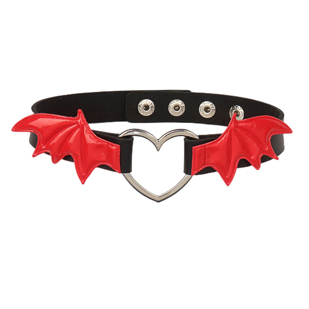 Love & Bat Red Choker