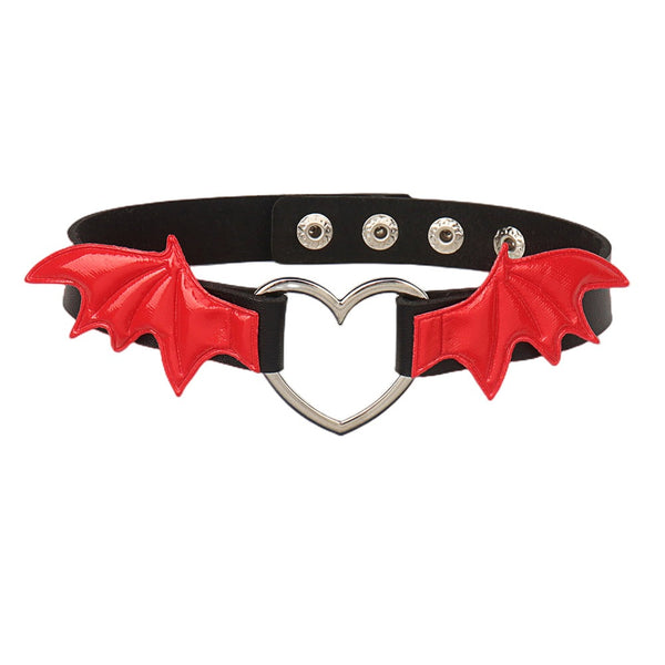 Love & Bat Red Choker