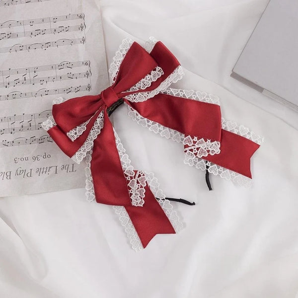 Sweet Lolita Headdress KC Red