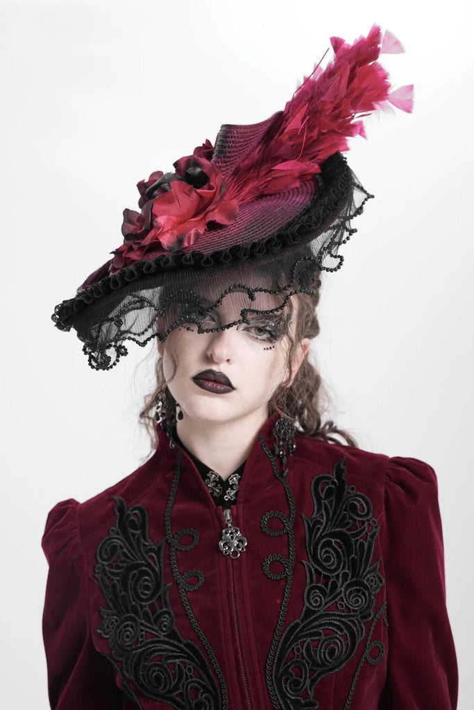 Baroness of the Crimson Vale Hat