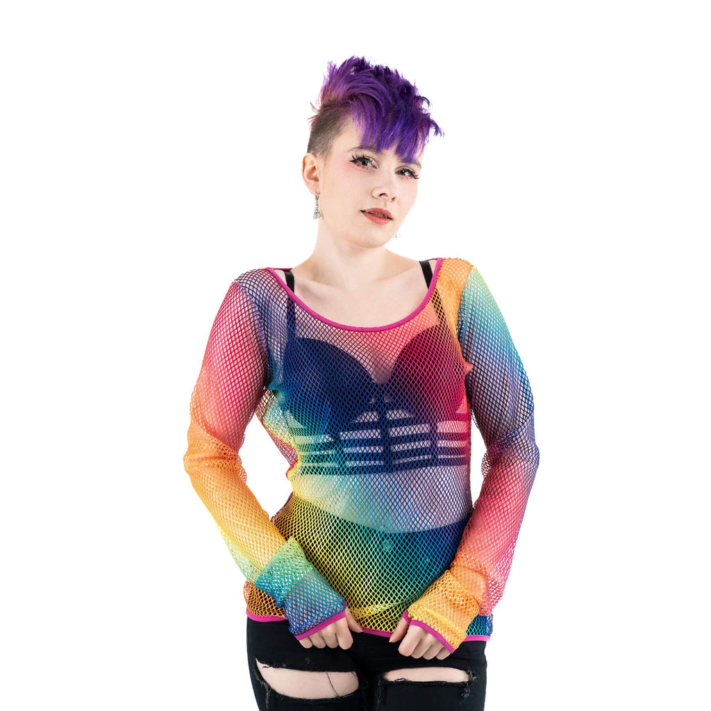 Future Top By Poizen Industries- Dark Rainbow