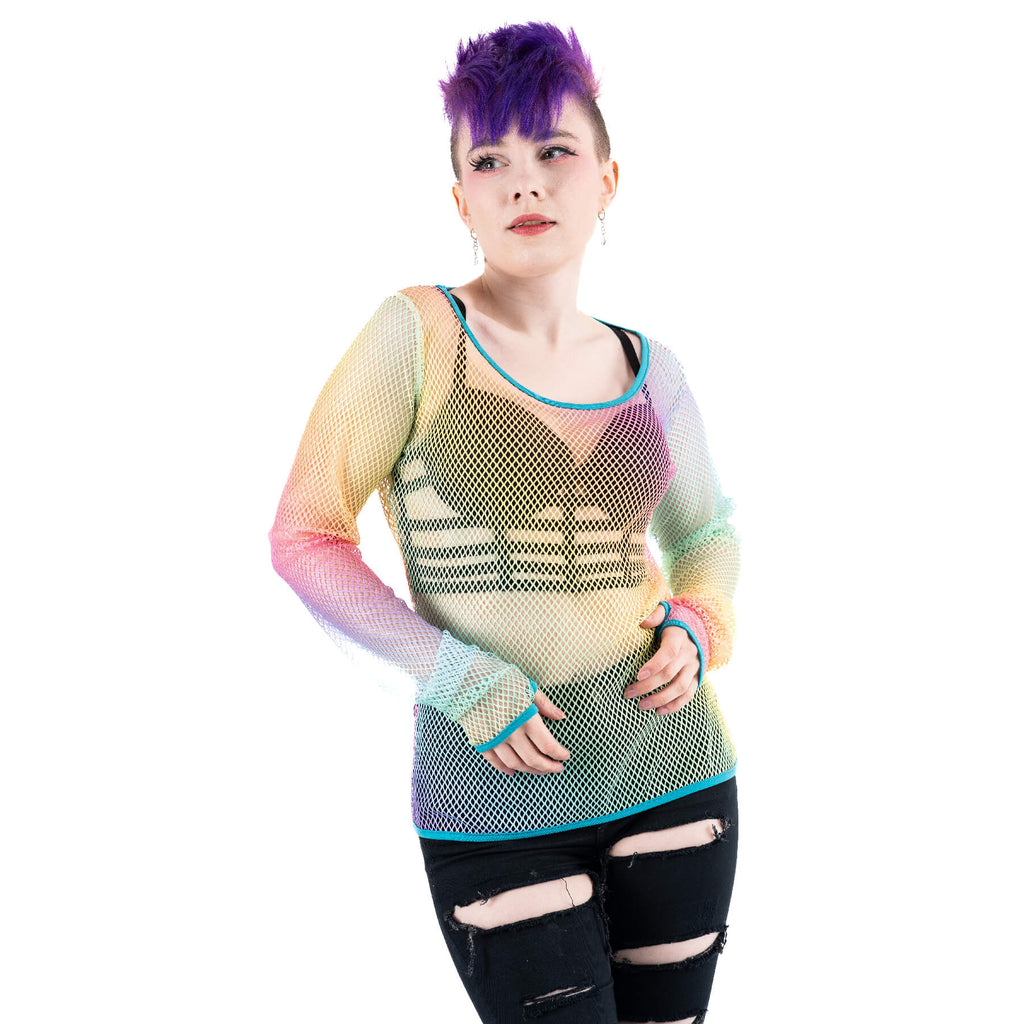 Future Top By Poizen Industries- Pastel Rainbow