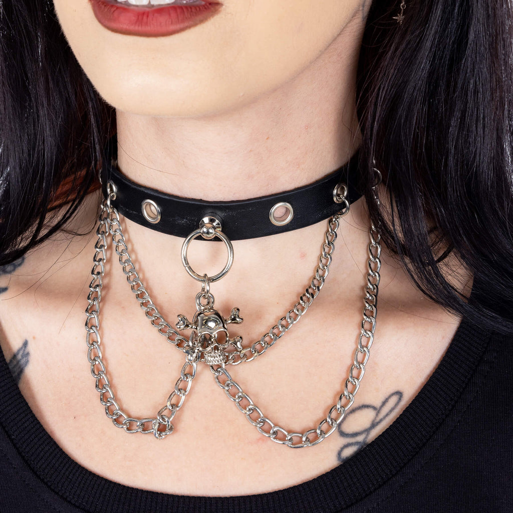 HAZEL CHOKER - BLACK