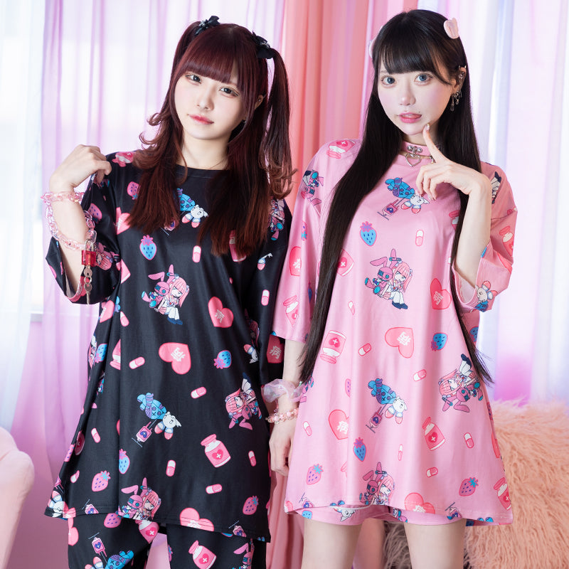 MENHERA-CHAN MILL NERO T-SHIRT