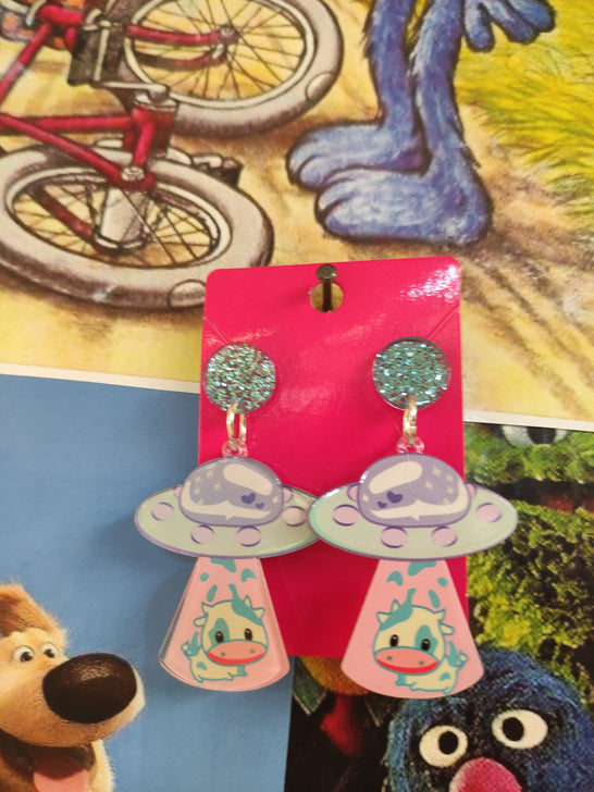 Cows 🐄 In Space 🚀 Earrings