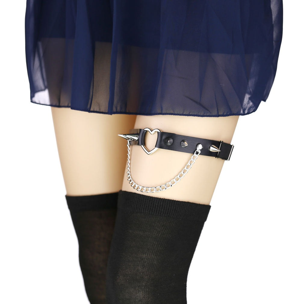 Dark Heart Garter Belt