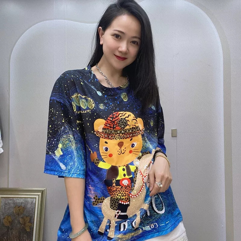 Galaxy Over Size Shirt