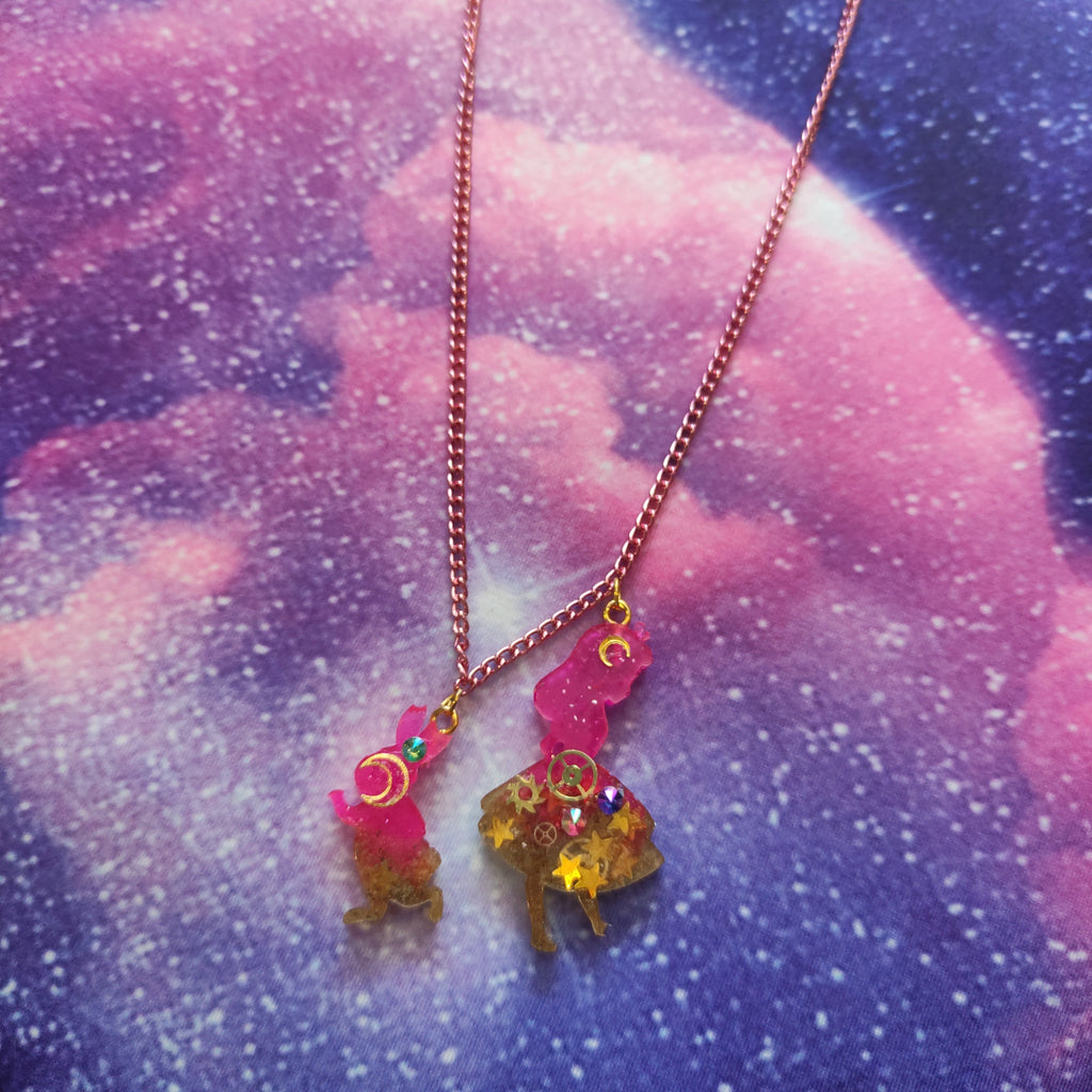 Pink Alice Necklace