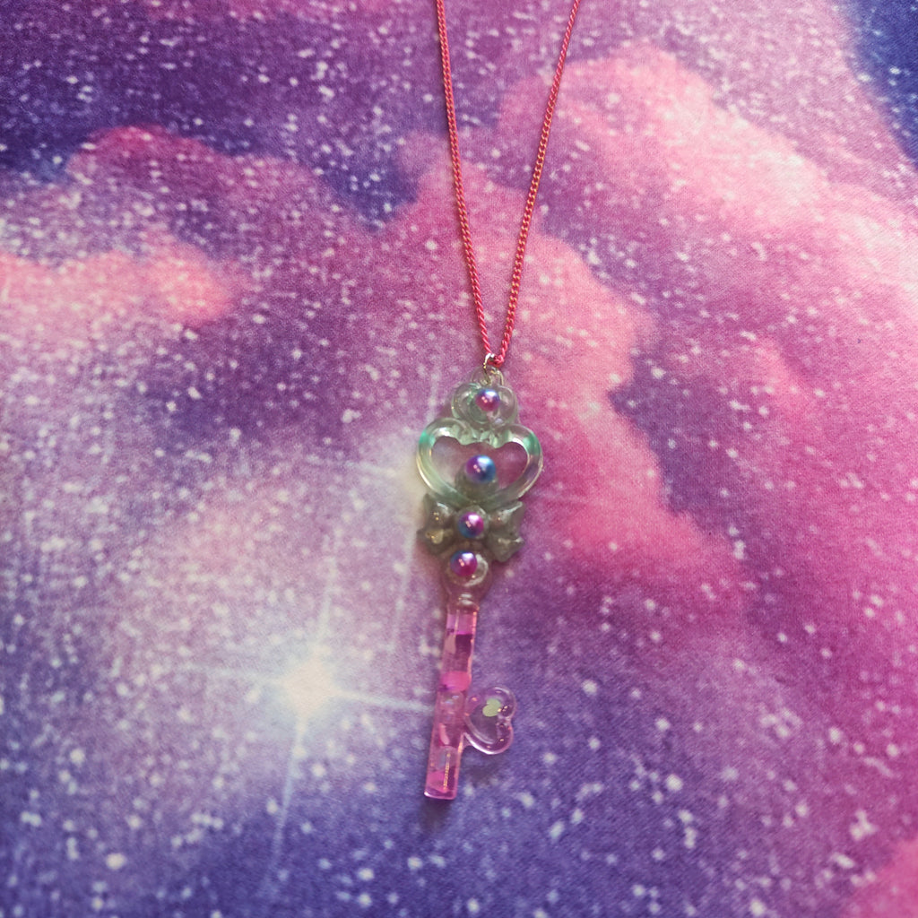 Magical Galaxy Wand Necklace