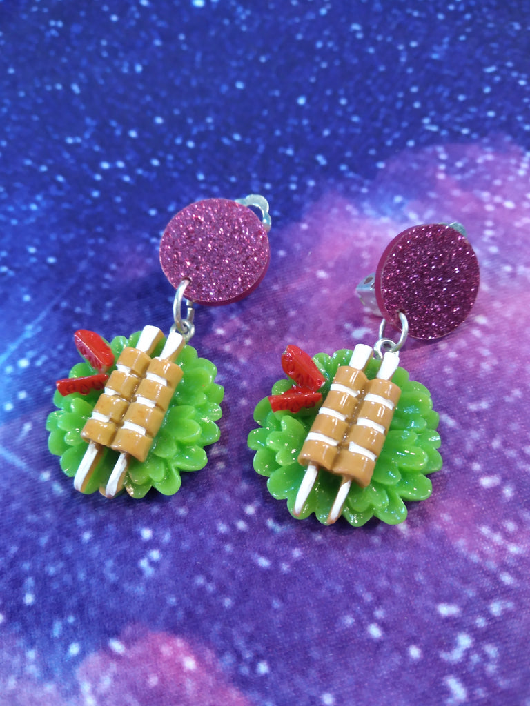 Japanese Meal Clips Earrings