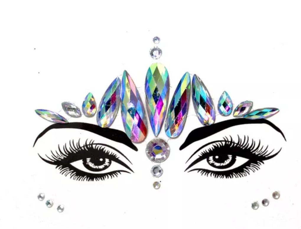 Face Crystal Diamond Body Stickers