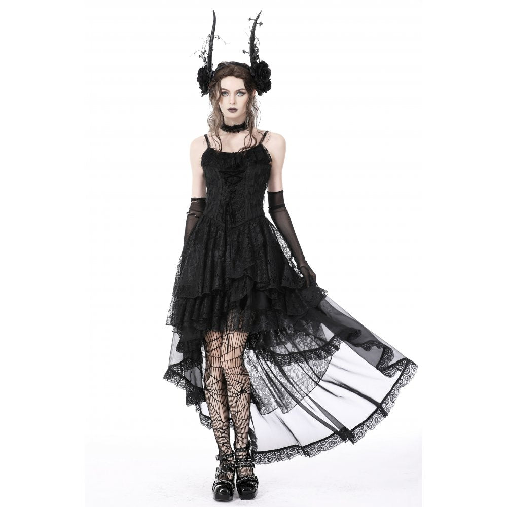 Gothic lolita witch skull velvet skirt