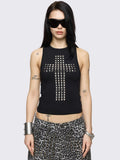 Salvation Slashed Vest Top