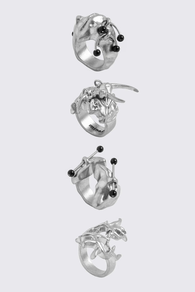 Glassy Ring Set