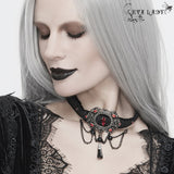 Wine darkness gothic chocker