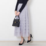 Skirt Flare Pleated skirt Waist Tiered