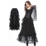 Gothic eleglant court skirt