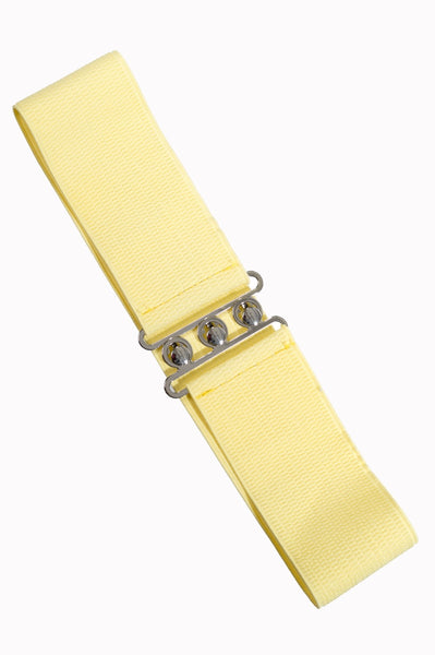 Retro Belt- Light Yellow