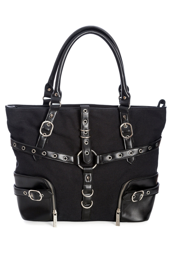 Black SAVANNA HANDBAG