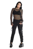 Black LILITH MESH TOP