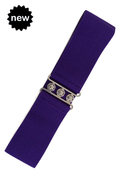 Retro Belt- Dark Purple