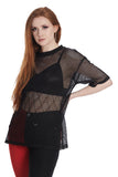 Black MESH'N'MAGIC TOP