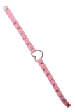 Black SAKI HEART CHOCKER -PINK