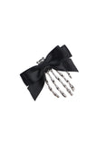 Black SKELETON HANDS HAIR CLIP