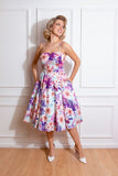 Ida Floral Swing Dress By Hearts & Roses London