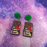 Candy Time Green Earrings