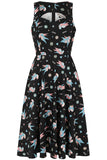 Black MARILOU SWALLOWS DRESS