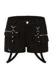 Black ONDINE SHORTS