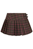 Pink/Brown DARKDOLL MINI SKIRT