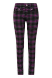 Purple Tartan FOREVER YOURS TROUSERS