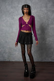 Black Hall Pass Heartbreaker Skirt