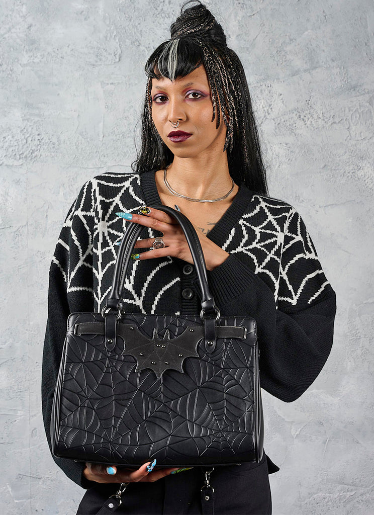 Black Widow's Veil Tote Bag