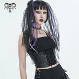 Knitted punk strapless T-shirt