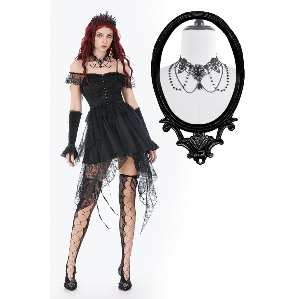 Vintage Lace Layered Choker