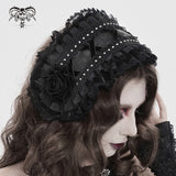 Lolita Rose Flower Headband with Veil