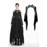 Gothic lace cape with hollow