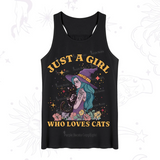 Purplehecate Just A Girl Who Loves Cats Tank
