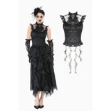 Baroque Lace Panel Top with Tassel Hem