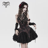 Jacquard Rose Pattern Woven Gothic Lolita Dress