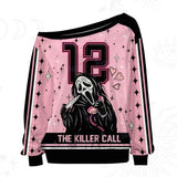 Purplehecate The Killer Call Off The Shoulder Graphic Jersey